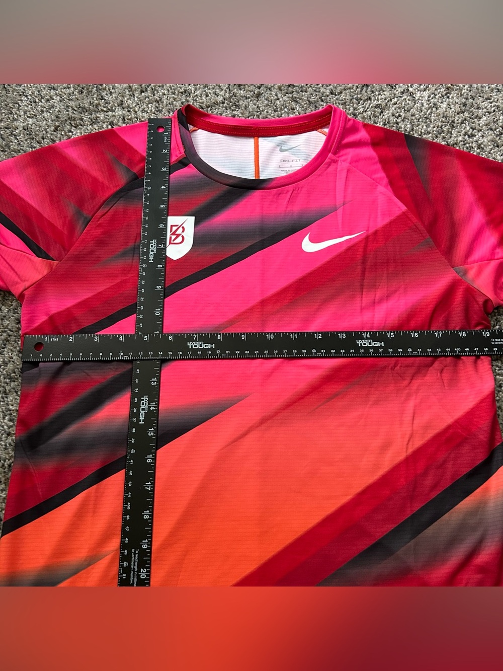 Nike Womens BTC 2024 Dri-FIT Pro Elite Running Shirt Size Large FN0092-614 - Picture 6 of 7